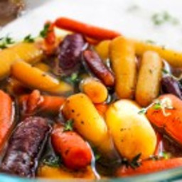 Whisky Glazed Baby Carrots with Thyme