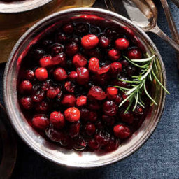 White Balsamic and Rosemary Cranberry Sauce