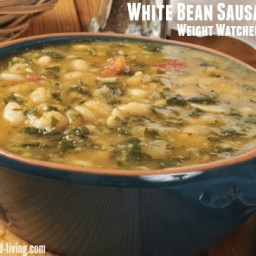 White Bean Sausage Soup with Escarole