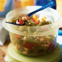 White Bean, Tomato, and Green Bean Salad
