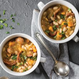 White Beans with Andouille Sausage