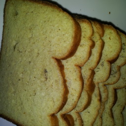 White Bread (Bread Machine, Gluten-free, Sugar-free)