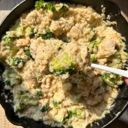 White Cheddar Broccoli Chicken & Rice