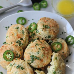 White Cheddar Jalapeno Biscuits
