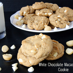 White Chocolate Macademia Nut Cookies