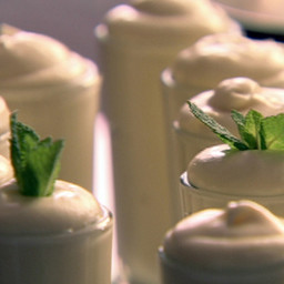 White Chocolate Mint Mousse