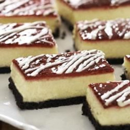White Chocolate-Raspberry Cheesecake Bars Recipe