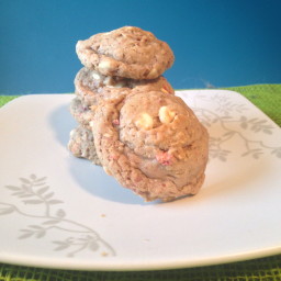 White Chocolate/Strawberry and Oatmeal Cookies