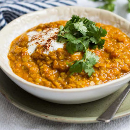 White Girl Dahl (Indian-Spiced Red Lentil, Tomato and Coconut Stew)