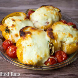 White Lasagna Stuffed Peppers
