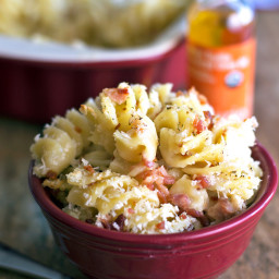 White Truffle Gruyère Mac and Cheese with Bacon