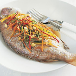 Whole fish with Vietnamese salad