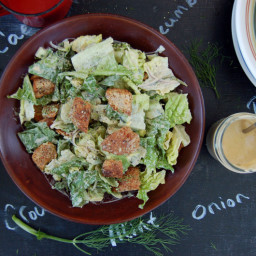 Whole Food Plant-Based Caesar Salad