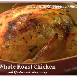 Whole Roast Chicken with Garlic and Rosemary- 4 WW P+