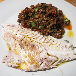 Whole Roasted Fish With Oregano, Parsley, and Lemon Recipe