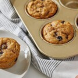 Whole-Wheat Blueberry Muffins With Honey and Cardamom