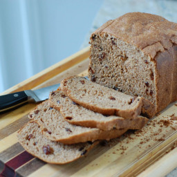 Whole-Wheat Cinnamon Raisin Bread (for Bread Machine)