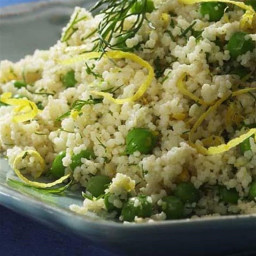 Whole-Wheat Couscous with Parmesan and Peas