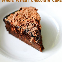 WHOLE WHEAT EGGLESS CHOCOLATE CAKE