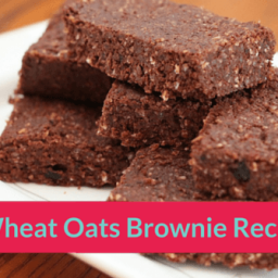 Whole Wheat Oats Brownie Cake
