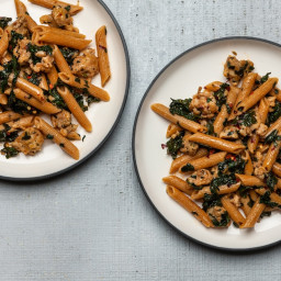 Whole-Wheat Pasta With Sausage and Kale