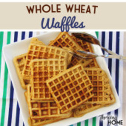 Whole Wheat Waffles {Freezer Meal}
