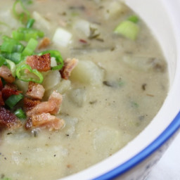 Whole30 and Paleo Potato and Bacon Chowder: Instant Pot and Slow Cooker Var