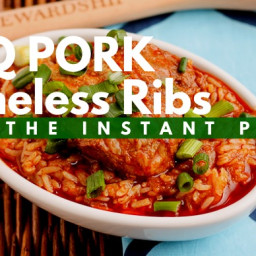 Whole30 BBQ Boneless Pork Ribs in the Instant Pot
