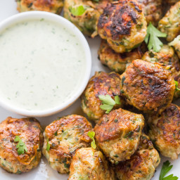 Whole30 Chicken Bacon Ranch Poppers (Paleo)