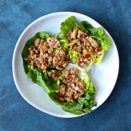 Whole30 Chicken Lettuce Cups
