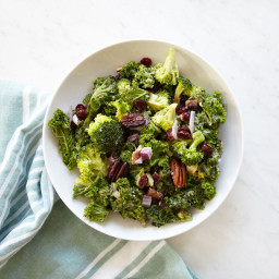Whole30 + Paleo Kale + Broccoli Salad Recipe