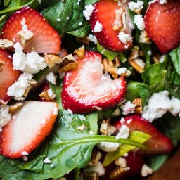Whole30, Paleo & Keto Strawberry Spinach Salad