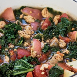 Whole30 Sausage, Potato and Kale Soup from Cooking Whole30