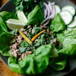 Whole30 Thai Larb (Spicy Pork Salad)