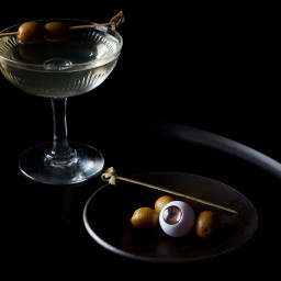 Wicked Witch Black Olive Martini