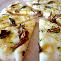 WILD MUSHROOM and GARLIC WHITE PIZZA (AND Fool-proof Pizza Dough!)