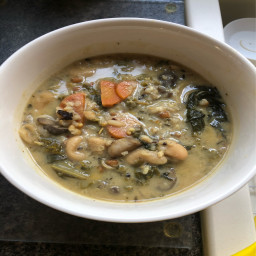 Wild Rice and White Bean Soup
