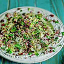 Wild rice & Brussels sprout super salad