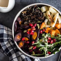 Wild Rice & Root Vegetable Bowls