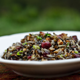 Wild Rice Salad With Cranberries and Pecans Recipe