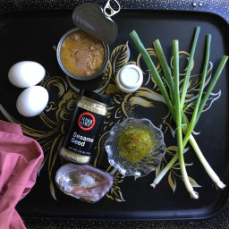 Wild Yellowfin Sesame-Scallion Tuna Salad Wrap Recipe