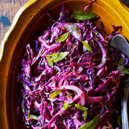 Wilted Red Cabbage with Mint Recipe