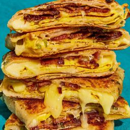 Win Son's Bacon, Egg and amp; Cheese Scallion Pancake