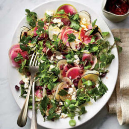 Winter Radish Salad With Parsley And Olives