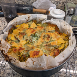 Winter Squash and Spinach Pasta Bake