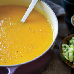 Winter Squash Soup with Roasted Pumpkin Seeds