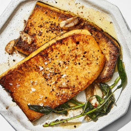 Winter Squash Steaks with Butter and Sage