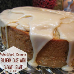 Woodford Reserve Bourbon Cake with Caramel Glaze