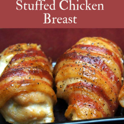 WOW! Try this Bacon Wrapped Cream Cheese Stuffed Chicken Breast!
