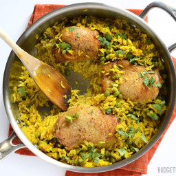 Yellow Rice Chicken Skillet